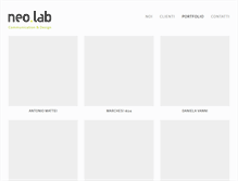 Tablet Screenshot of neolab.it