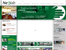 Tablet Screenshot of neolab.ch